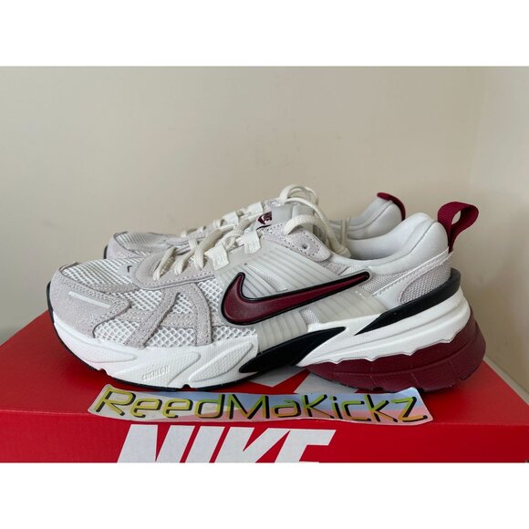 Nike V2K Run SE White Team Red Womens Sizes - Picture 1 of 7